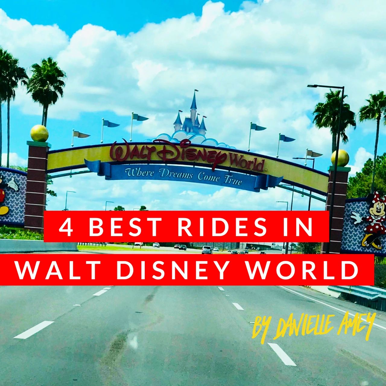 Top 4 Rides in Walt Disney World